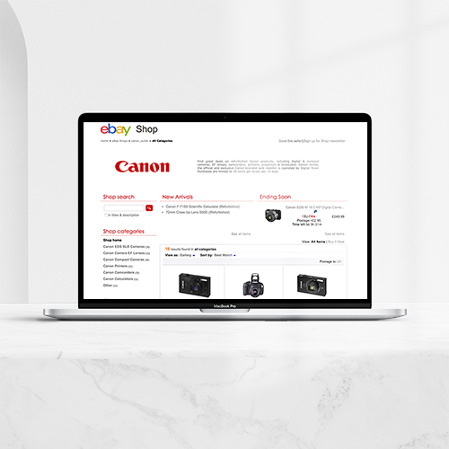 Canon Outlet eBay Store, 2011